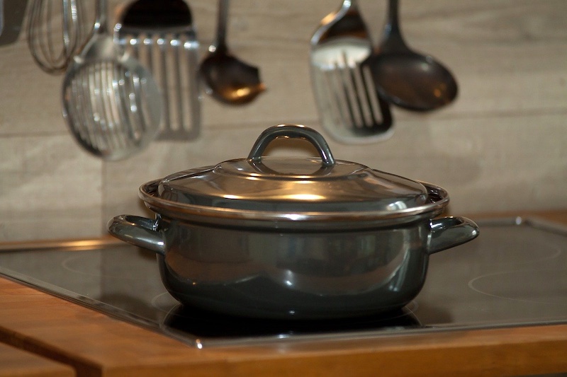 pot on stove | How To Blanch Vegetables Before Freezing | how to blanch vegetables