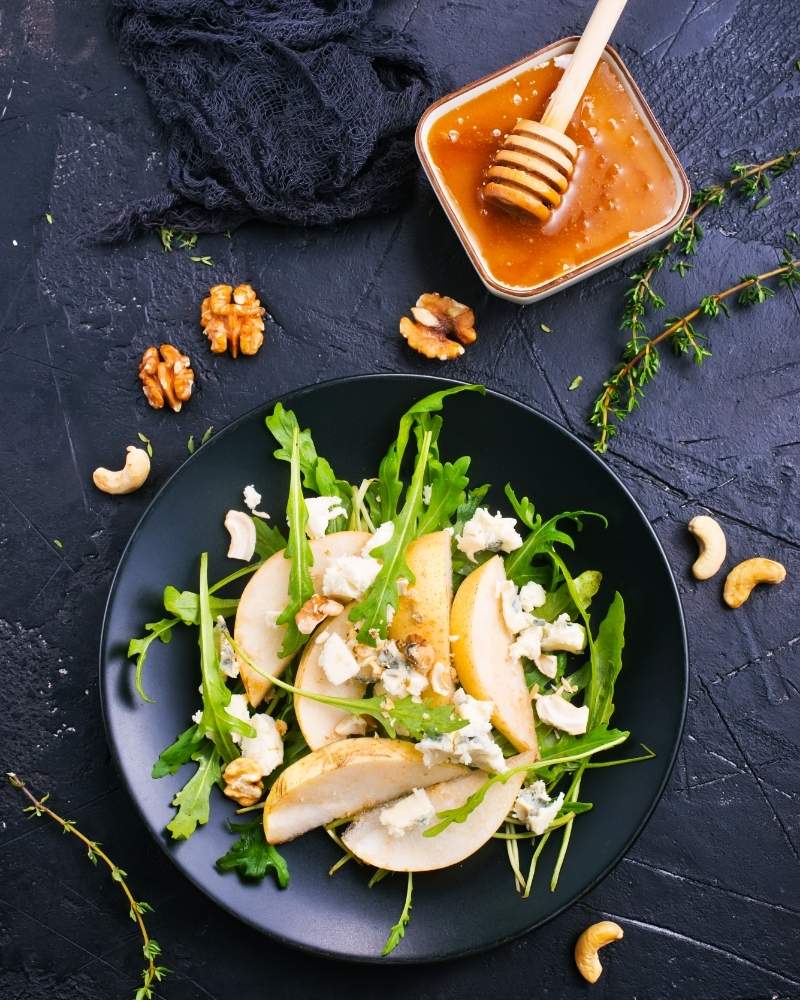 vegetable-salad-with-honey | bee