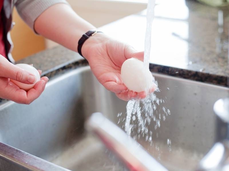 washing-eggs | salted