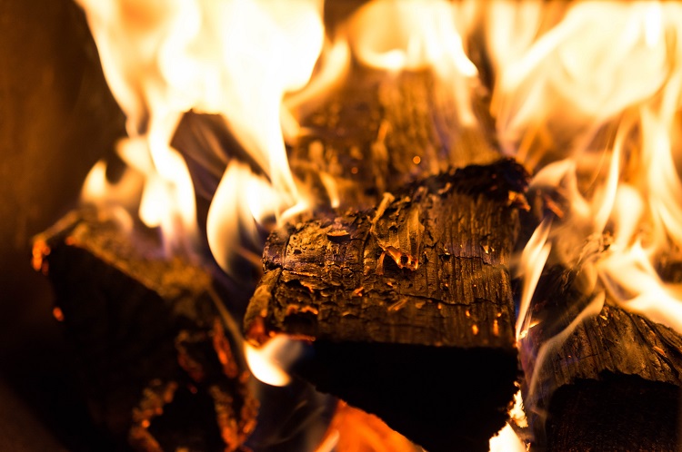 wood burning stove