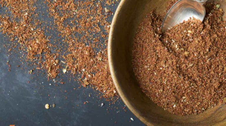 Featured | Wooden bowl with homemade taco season | Easy Homemade Taco Seasoning For Delicious Turkey Tacos