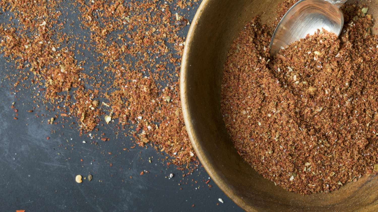 Featured | Wooden bowl with homemade taco season | Easy Homemade Taco Seasoning For Delicious Turkey Tacos