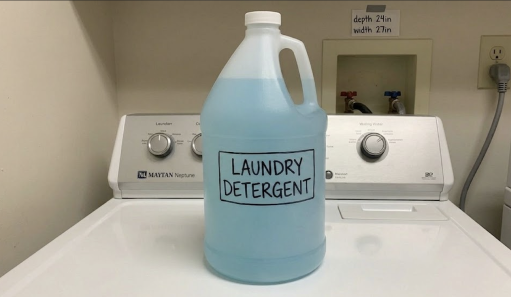 homemade laundry detergent liquid
